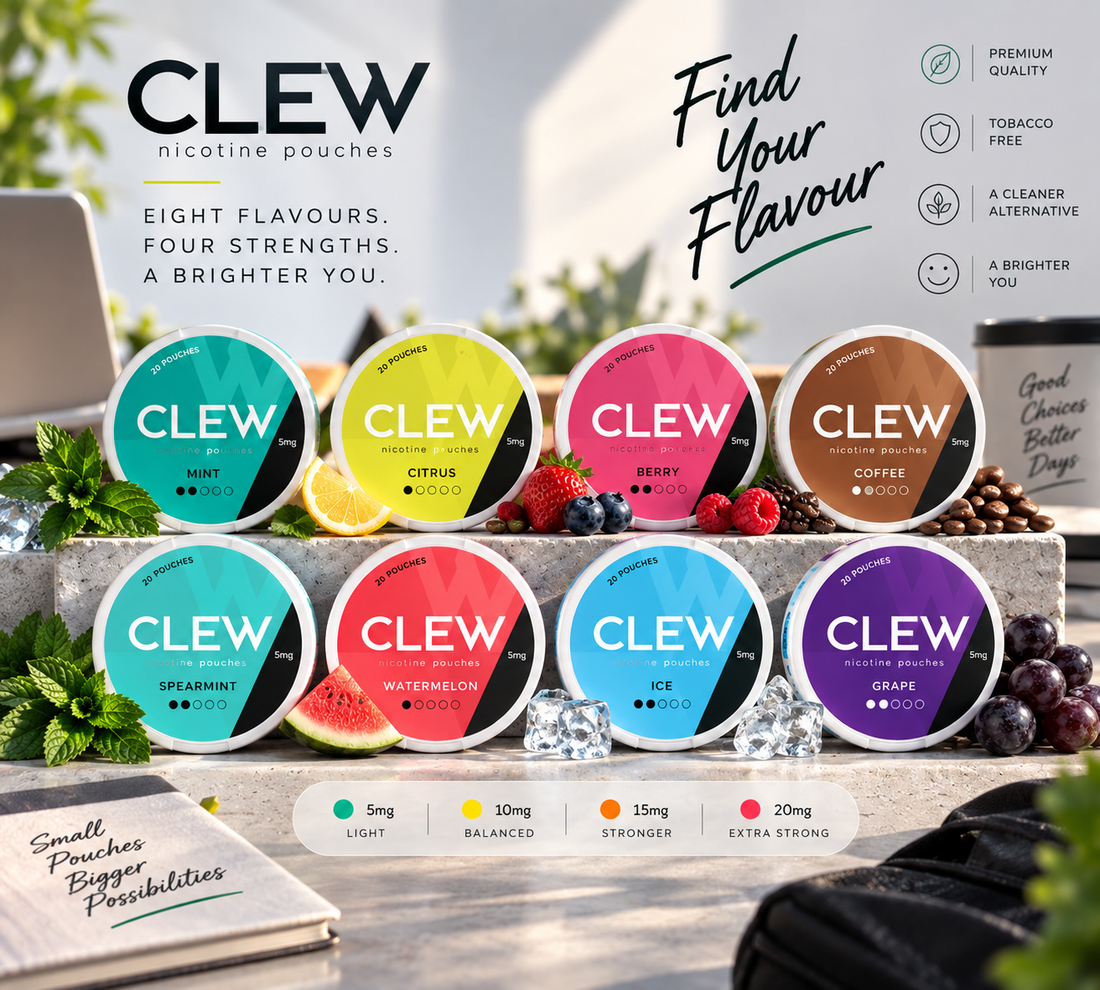 Eight Flavours, Four Strengths: The CLEW Range Explained
