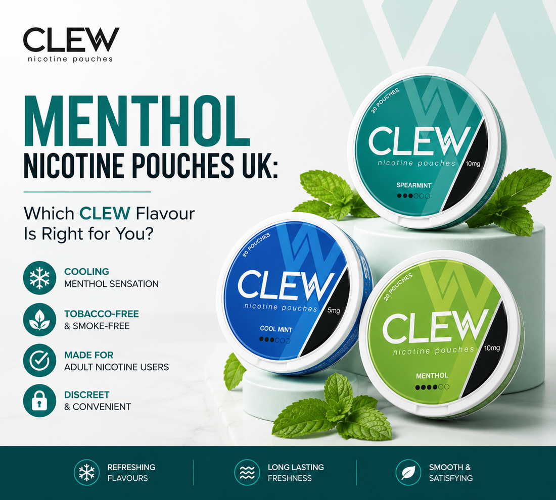Menthol Nicotine Pouches UK: Which CLEW Flavour Is Right for You?