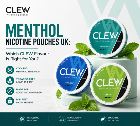 Menthol Nicotine Pouches UK: Which CLEW Flavour Is Right for You?