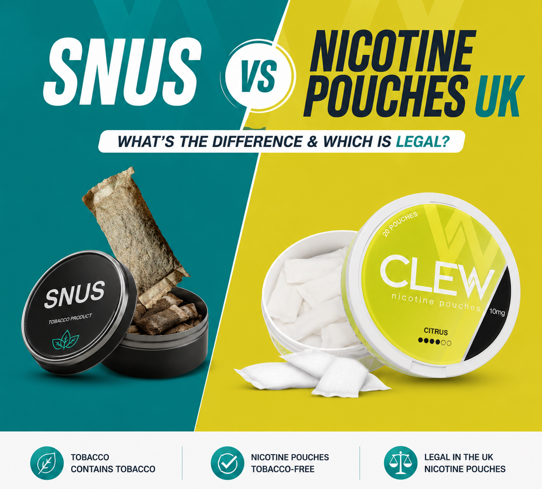 Snus vs Nicotine Pouches UK: What's the Difference & Which Is Legal?
