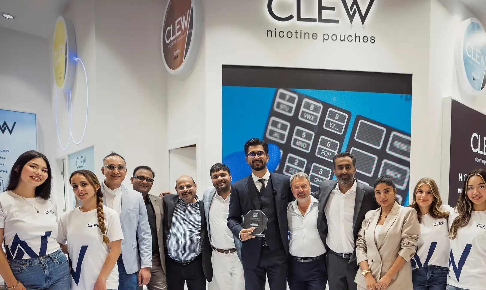 Clew web Inter Tabac award event