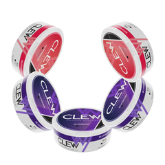 CLEW Nicotine Pouches Fruity Bundle (5 Cans in 5mg)