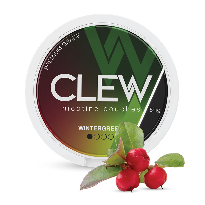 CLEW Wintergreen Nicotine Pouches 5mg